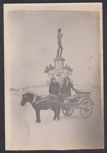 Vintage rppc florence piazzale - vintage,