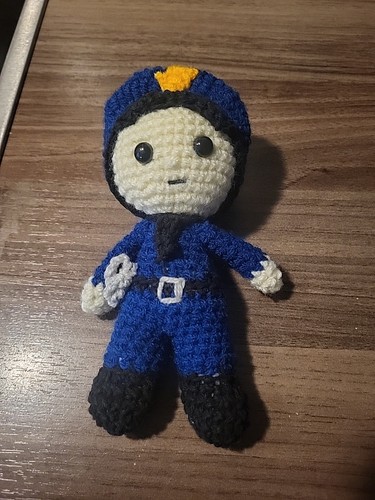 Amigurumi polizist cm - polizist,