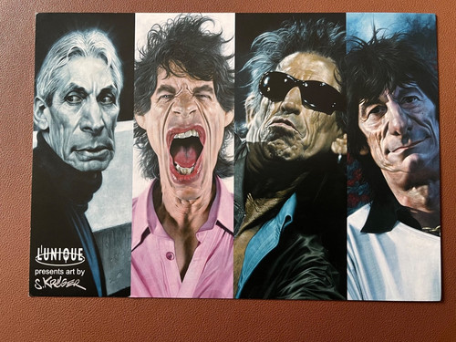 Rolling stones kunstdruck - rolling,