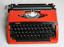 Schreibmaschine brother deluxe - schreibmaschine,