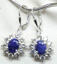 💙 Saphir Ohrhänger 925