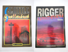 Seattle Quellenbuch + Rigger Handbuch Shadowrun FASA FanPro D&D Tabletop Buch