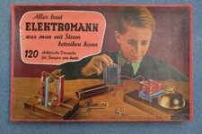 Kosmos-Baukasten Elektromann 11. Auflage 1950 vollständig mit Anleitung