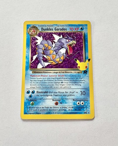 Pokémon karte dunkles - pokémon,