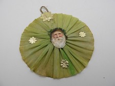 +ANTIK+ Weihnachten / Christbaumschmuck / Anhänger / Oblate / Weihnachtsmann