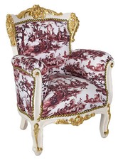 Antik sessel barocksessel - sessel,