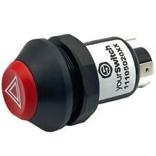 11105020XX Druckschalter mit Arretierung: "Warnblinken" 12V für Deutz, MF etc.