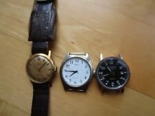 3 Uhren an Bastler: Kienzle 1822,ADEC, Berg Parat 17 Rubis (läuft)