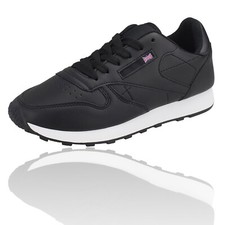 Damen Sneaker Sportschuhe Turnschuhe Laufschuhe Freizeit Schuhe Schwarz Weiß 40