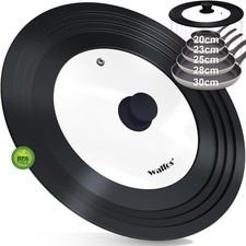 Universaldeckel Ø 30, 28, 26, 24 und 20 Glasdeckel für Töpfe, Pfannen Mit Ab