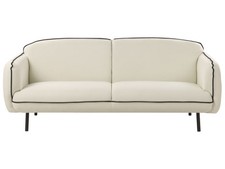 3-Sitzer Sofa Stoff hellbeige