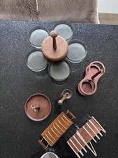 Tisch Assecoires 1960‘er, Teak/Mahagoni, Denmark