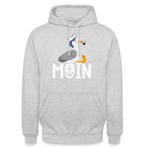 Moin möwe mit matrosenhut - möwe,