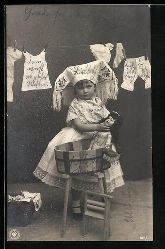 Kleine spreewälderin mit - kleine,