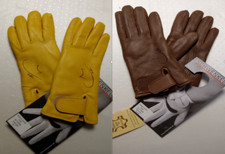 Schwenkel " Western Comfort Leder Reithandschuhe" Natur, Braun Gr.:  7 UVP: 89 €