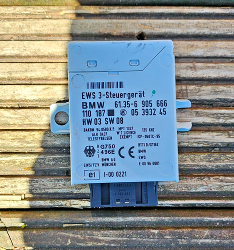 Bmw ews wegfahrsperre - 3,