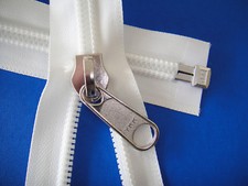Reißverschluss YKK weiß NEU