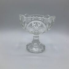 Schale Glasschale Pressglas auf Fuß