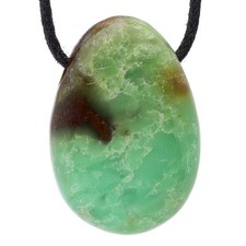 Chrysopras tropfenanhänger - chrysopras,