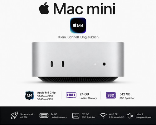 Apple mac mini 2024 - mac, 10c