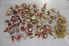 ❤️ Weihnachtskugeln Christbaumkugeln Baumschmuck Nostalgie Kugel Glocken Trommel