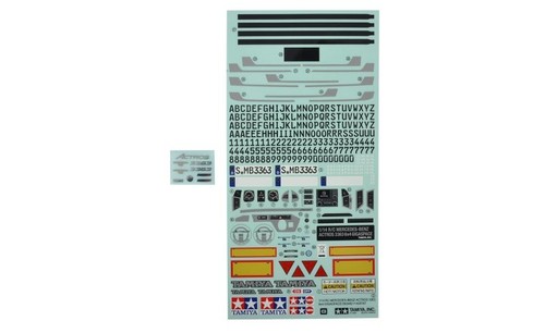 Tamiya sticker mercedes actros - sticker,