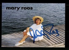Mary Roos Autogrammkarte