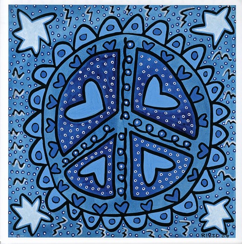 Peace out indigo - peace,