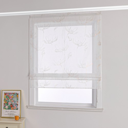 Voile raffrollo klettband - voile,