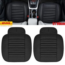 2x Auto Sitzauflage Sitzbezüge Sitzkissen Sitzmatte Matte PU Leder Universal