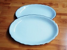 Marie Luise Seltmann Weiden ( 31 ) - 2 Servier Platten - Wellenrand - Goldrand