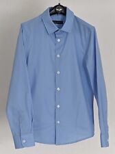 Hemd festlich Gr. 128 C&A Premium hellblau Weihnachten Kommunion Hochzeit Taufe