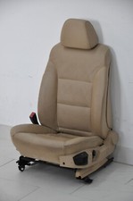 Sitz vorne links BMW E60 E61 RHD LCI Beifahrseite Sitzheizung Leder Dakota Beige
