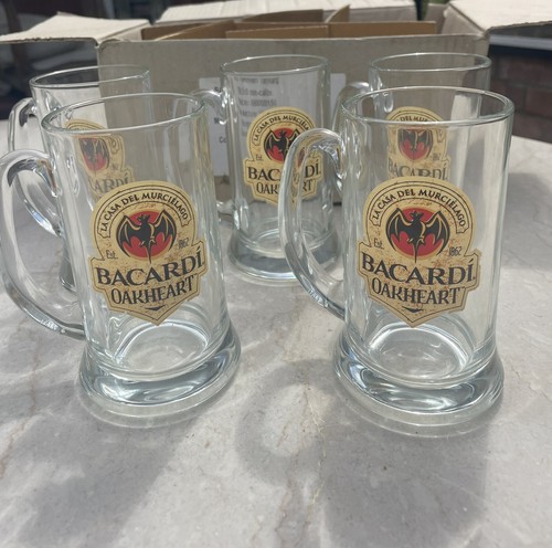 Bacardi oakheart glaskrüge - bacardi, x5