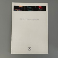 Mercedes 190 E Avantgarde Azzurro Rosso Verde Prospekt Verkaufsprospekt 01/1992