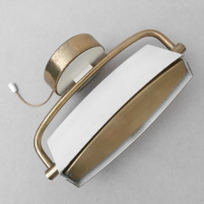 Wandlampe Klavierlampe Bilderlampe Lampe Messing 50er Jahre