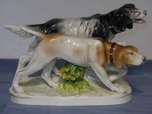 Porzellan jagdhunde gemarkt - porzellan,