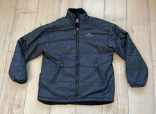 Kappa Jacke schwarz Gr. L Kragen Fleecefutter kuschelig Wind Wetter