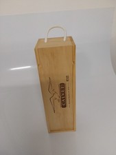 Weinkiste aus Holz, Flaschenbox aus Holz, Weinbox für 1 Flasche