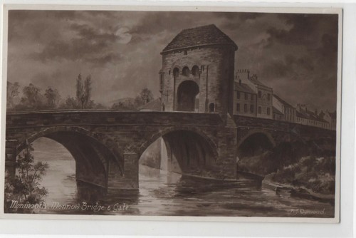 Postkarte von monmouth monnow - von,