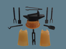 Playmobil Werkzeug Auswahl uvm. Mittelalter Amboss Kittel Schmied Western Grill