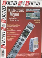 SOUND ON SOUND Musicians Magazine June 2002 - TC ELECTRONIC M300 Cover