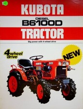 273052) Kubota Traktor B 6100 D Prospekt 198?