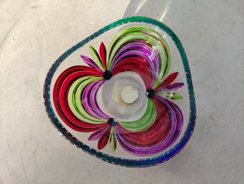 Vintage murano glas schale - murano,