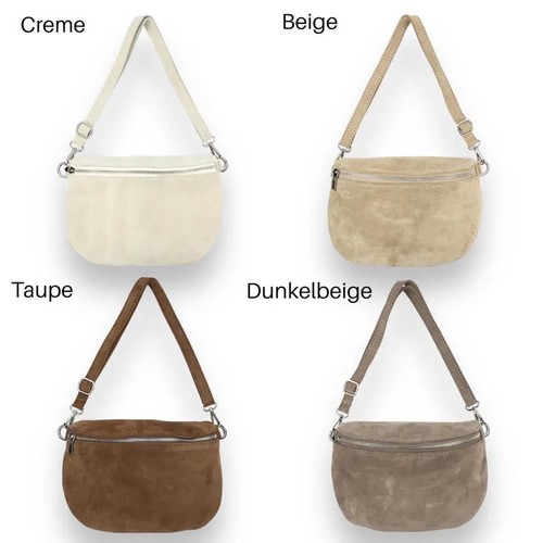 Wildleder crossbody bag - crossbody,
