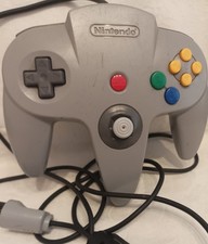 Original Nintendo 64 N64 Controller Grau Stick-Drift Defekt 