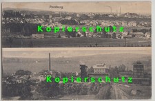 Penzberg  Bayern 1921 mit Zeche Bergwerk Schacht Schornstein
