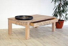 Massivholz Couchtisch mit