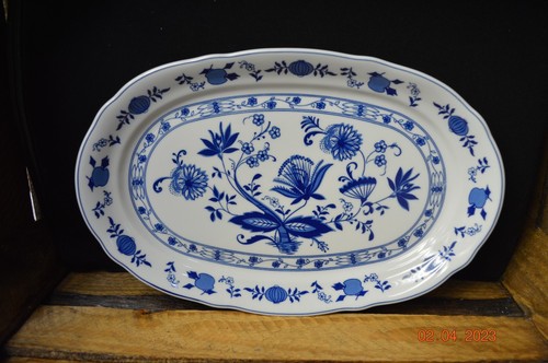 Servierplatte zwiebelmuster - servierplatte,