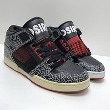 OSIRIS SOUTH BRONX ELEPHANT BLACK GREY RARE SKATE SNEAKER (UK 7 EUR 40,5)